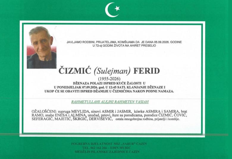 Čizmić (Sulejman) Ferid