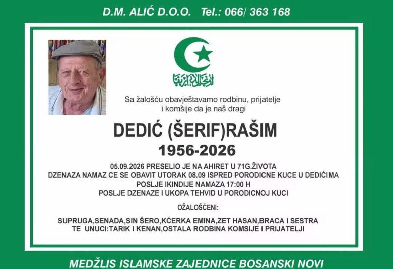 Dedić (&Scaron;erif) Ra&scaron;im