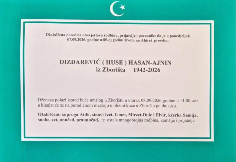 Dizdarević (Huse) Hasan-Ajnin