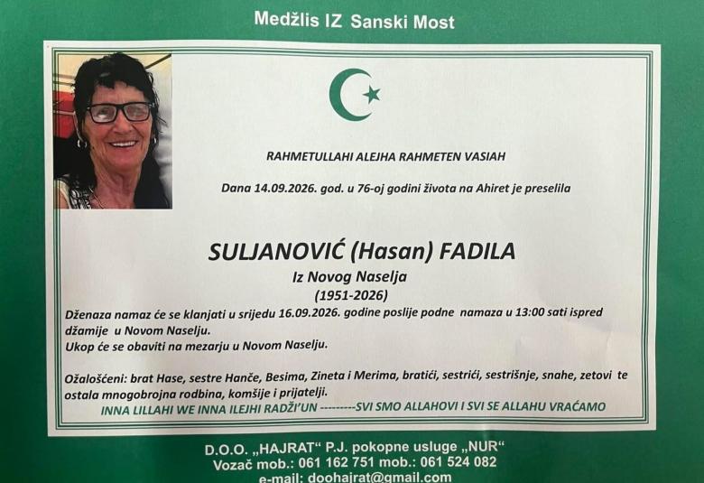 Suljanović (Hasan) Fadila