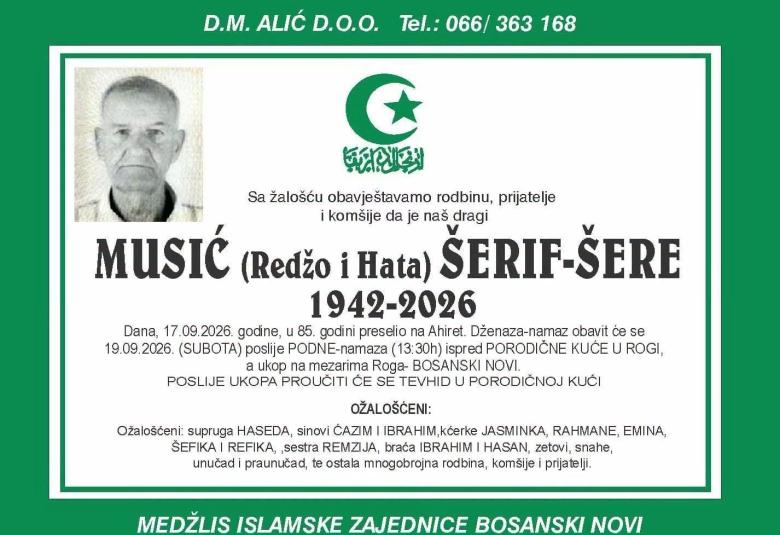 Mu&scaron;ić (Redžo i Hata) &Scaron;erif-&Scaron;ere
