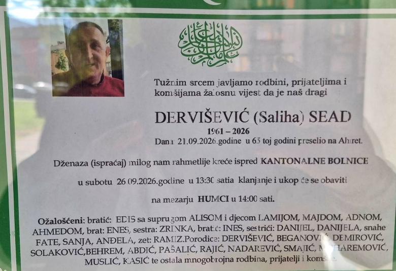 Dervi&scaron;ević (Saliha) Sead