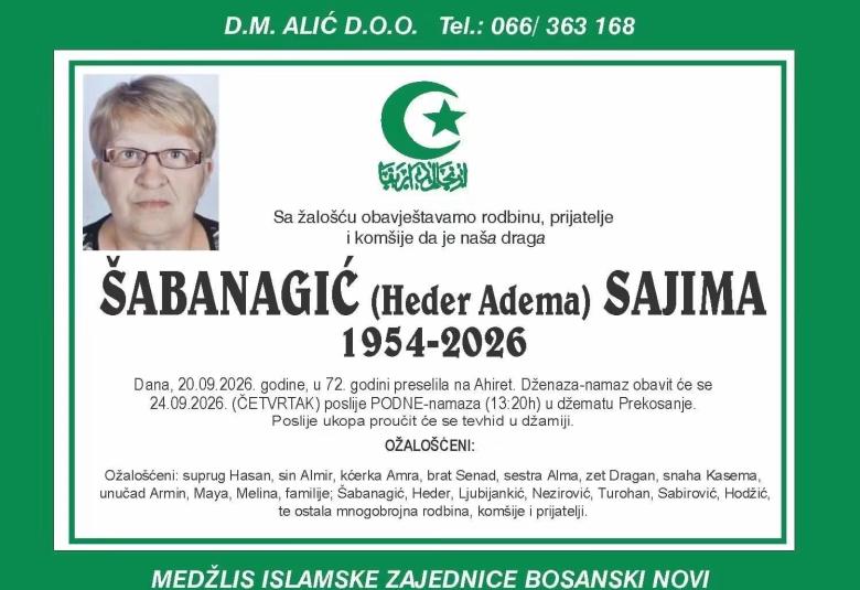 &Scaron;abanagić (Heder Adema) Saima