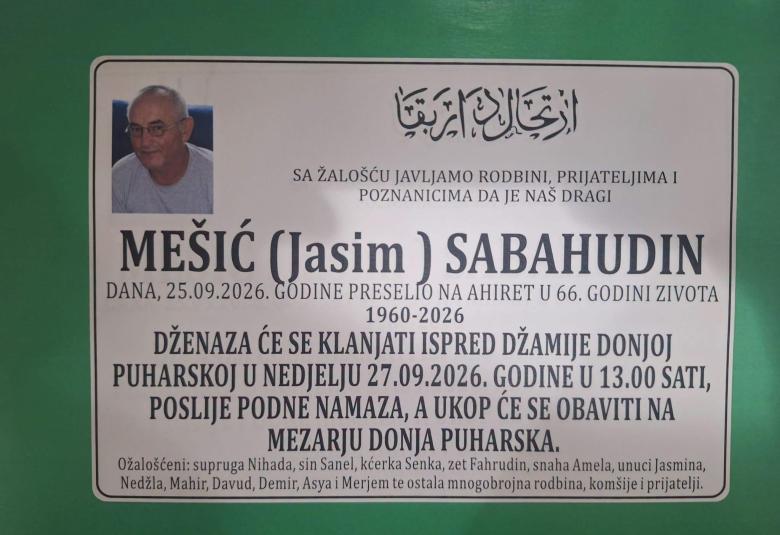 Me&scaron;ić (Jasim) Sabahudin