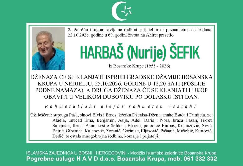 Harba&scaron; (Nurije) &Scaron;efik