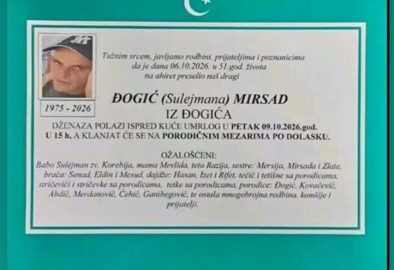 Dogić (Sulejmana) Mirsad