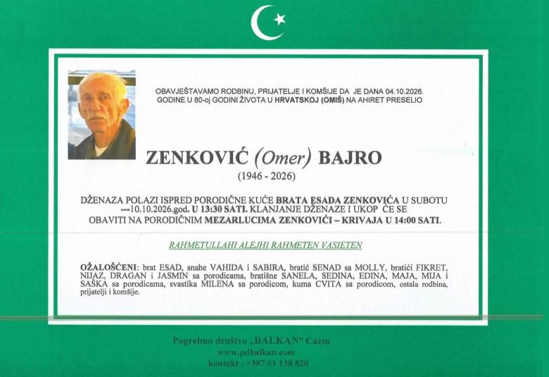 Zenković (Omer) Bajro