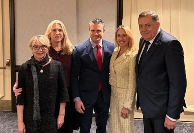 Cvijanović i Dodik u dru&scaron;tvu američkih funkcionera. Platforma X