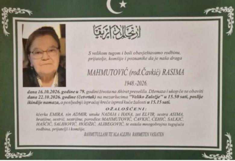 Mahmutović (rođ. Čavkić) Rasima