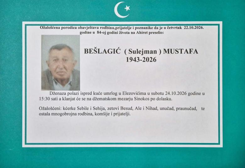 Be&scaron;lagić (Sulejman) Mustafa