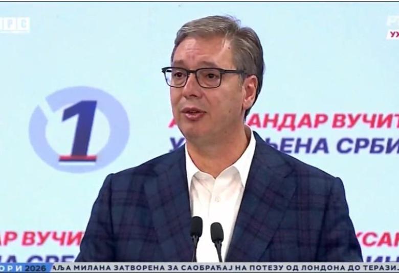Aleksandar Vučić. Screenshot