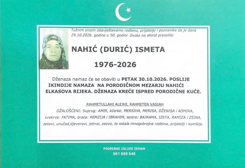 Nahić (Durić) Ismeta