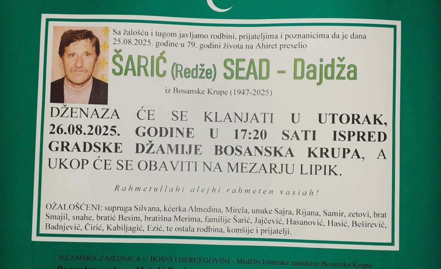 ŠARIĆ (Redže) SEAD – Dajdža