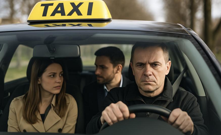 Taksi ilustracija cazinnet