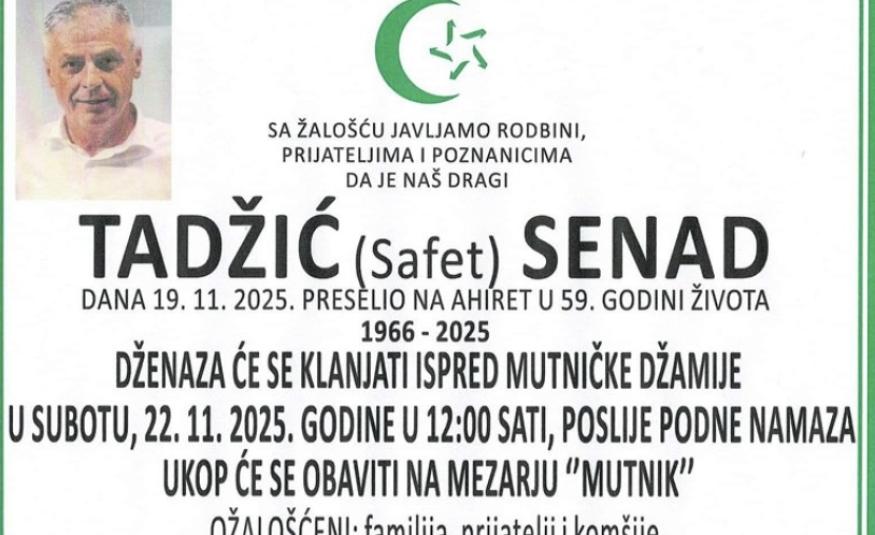 Tadžić (Safet) Senad