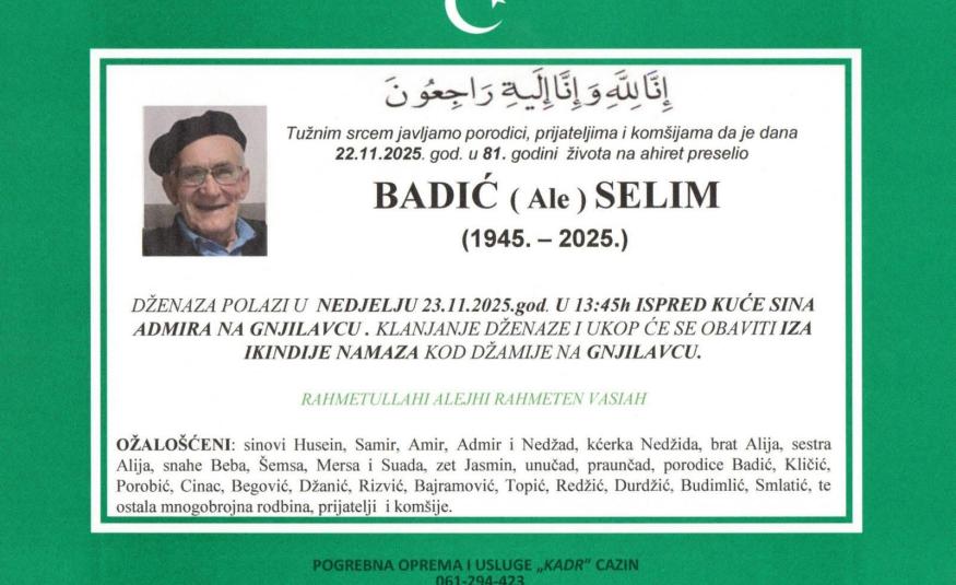 Badić (Ale) Selim