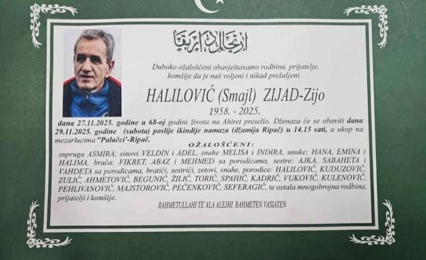 Halilović (Smajl) Zijad – Zijo