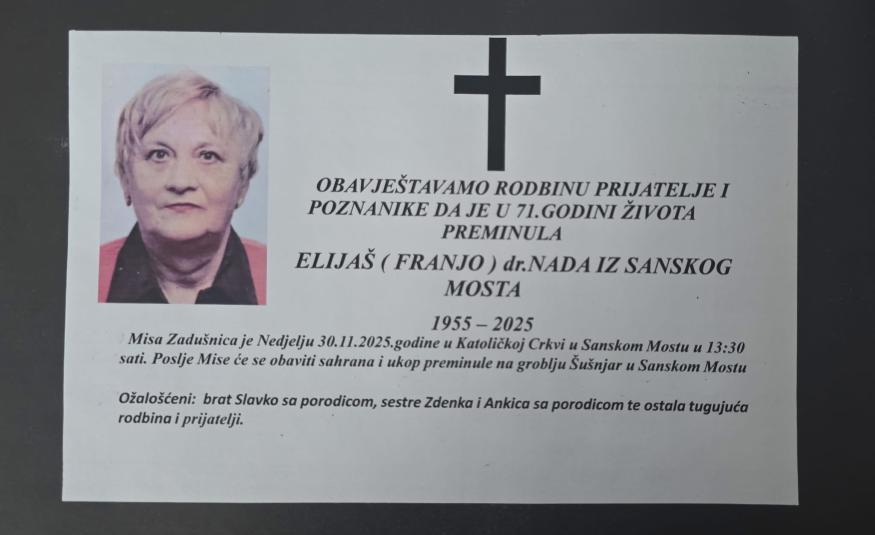 Elija&scaron; (Franjo) dr. Nada