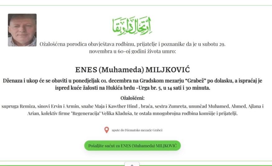 Enes (Muhameda) Miljković