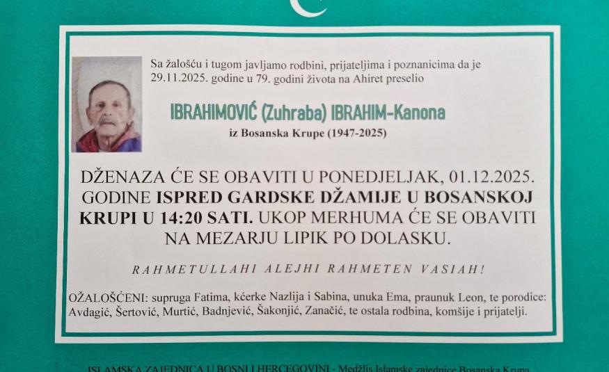 Ibrahimović (Zuhraba) Ibrahim 