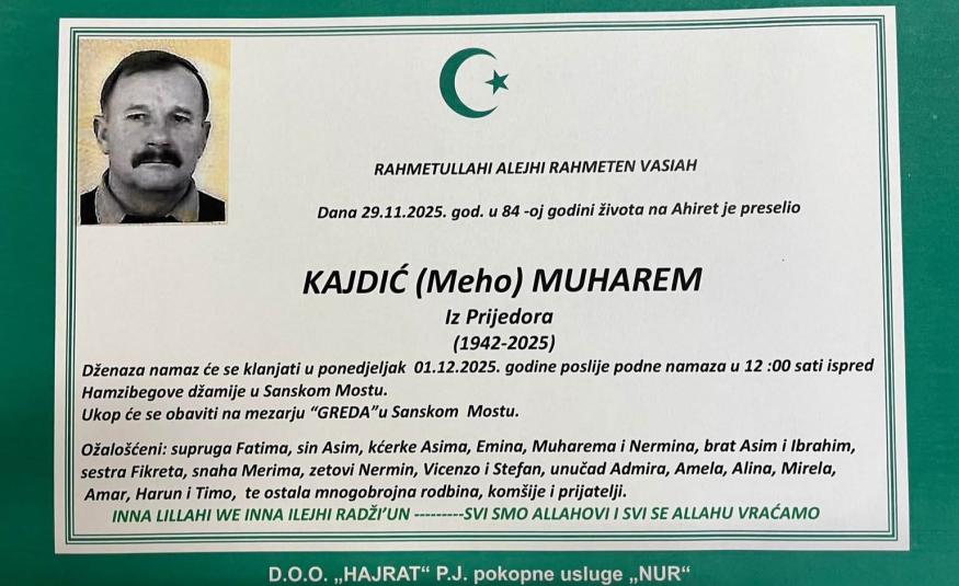 Kajdić (Meho) Muharem