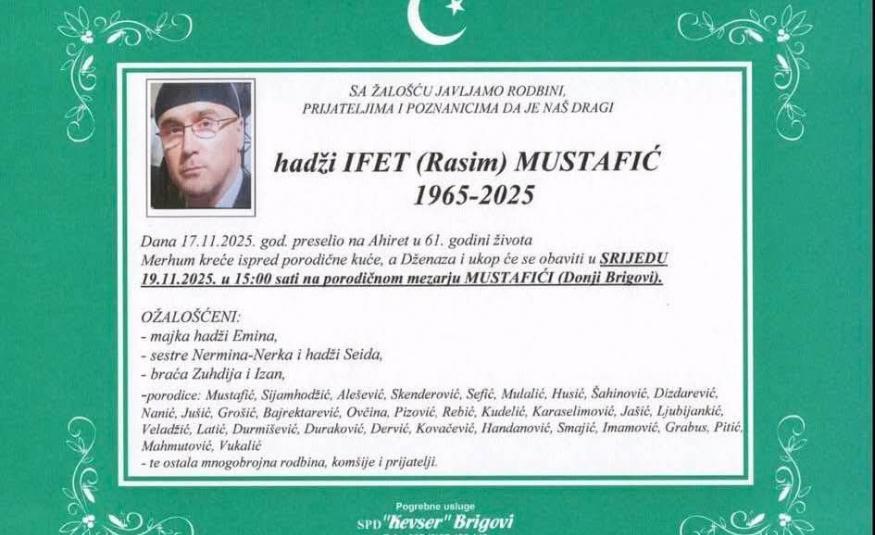 hadži Ifet (Rasim) Mustafić