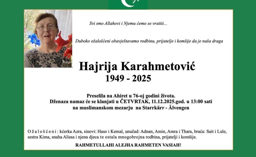 Hajrija Karahmetović