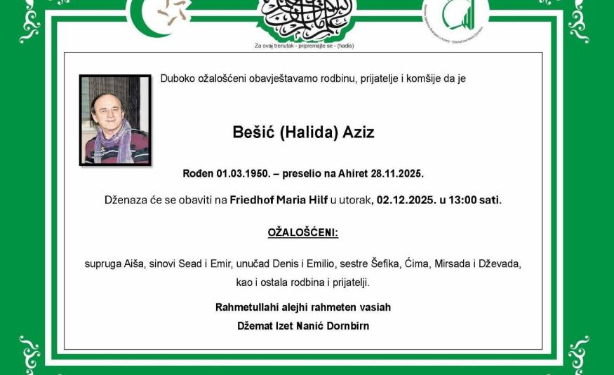 Be&scaron;ić (Halida) Aziz