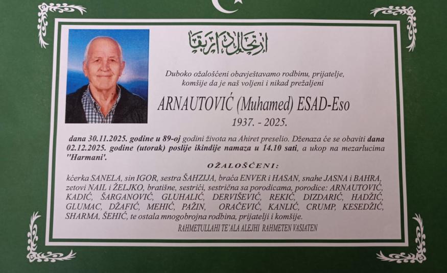 Arnautović (Muhamed) Esad &ndash; Eso