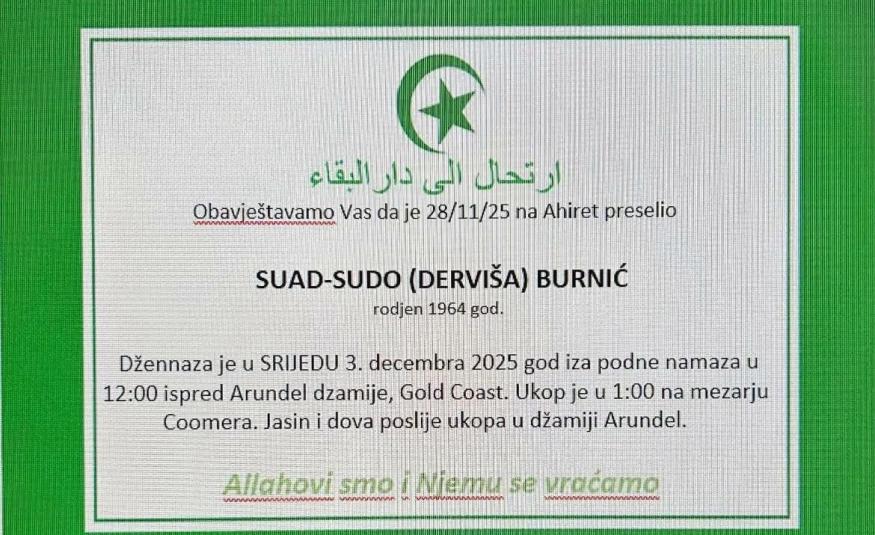Suad – Sudo (Derviša) Burnić