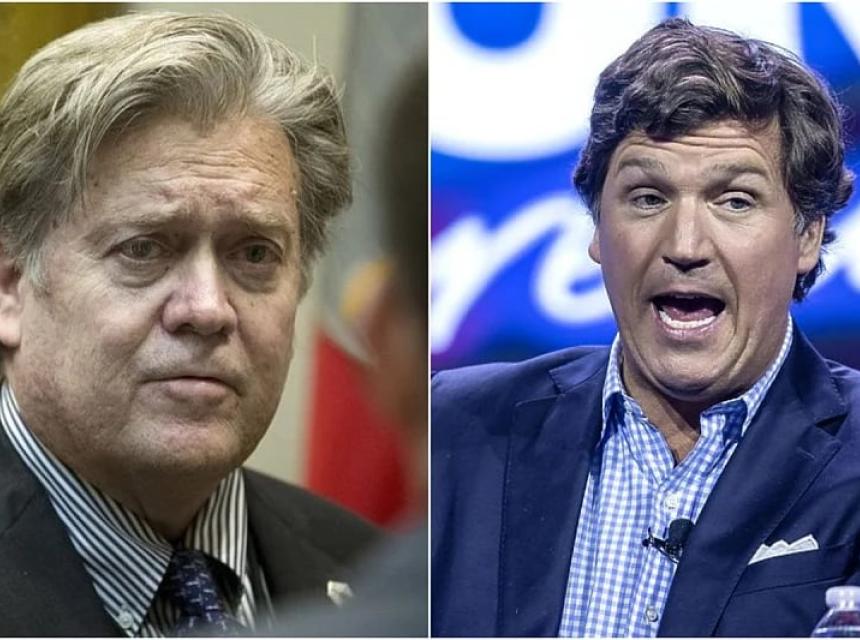 Steven Bannon i Tucker Carlson