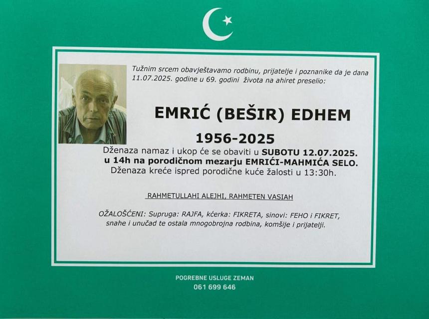 Emrić (Be&scaron;ir) Edhem