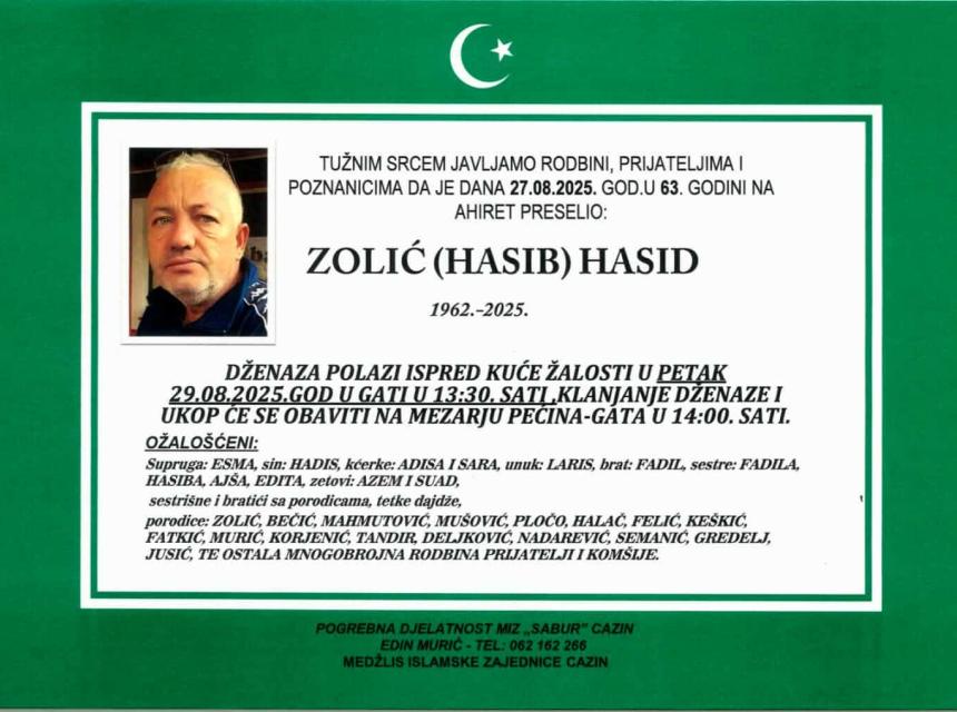 Zolić (Hasib) Hasid