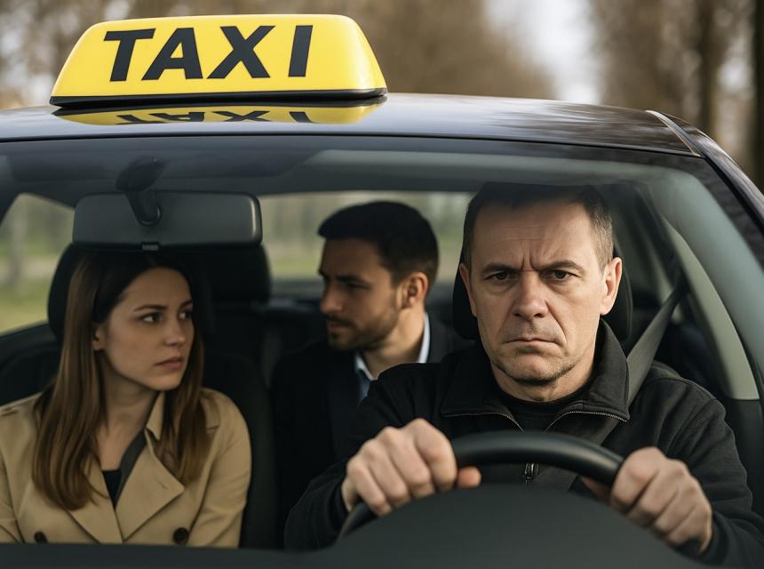 Taksi ilustracija cazinnet