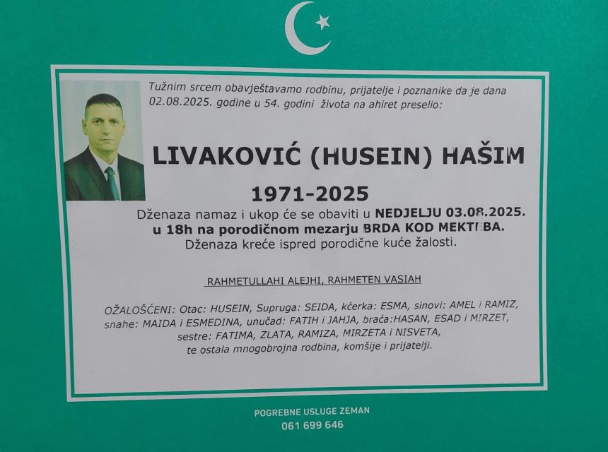 Livaković (Husein) Hašim