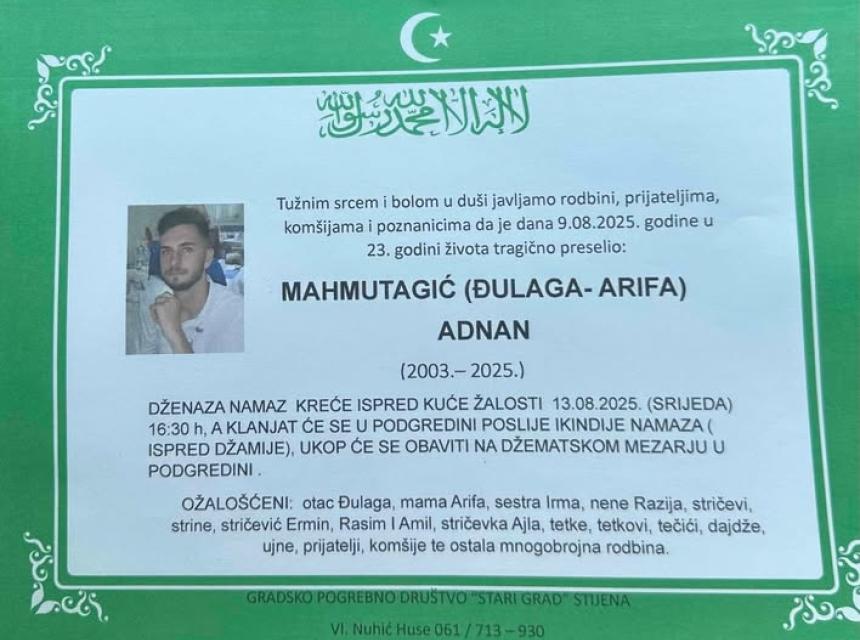 MAHMUTAGIĆ (ĐULAGA - ARIFA) ADNAN