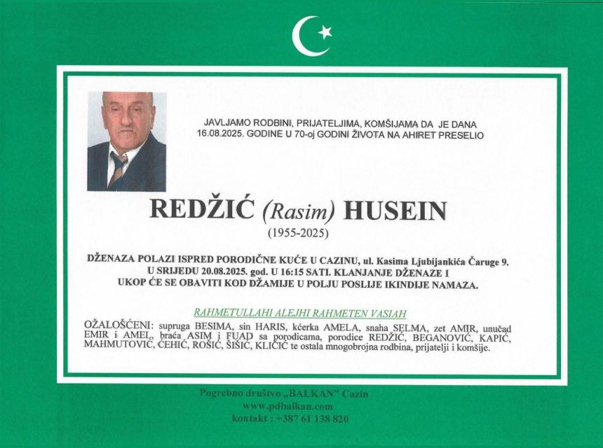 REDŽIĆ (Rasim) HUSEIN
