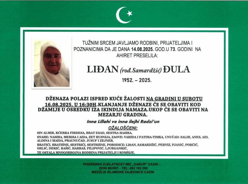 Liđan (rođ. Samardžić) Đula