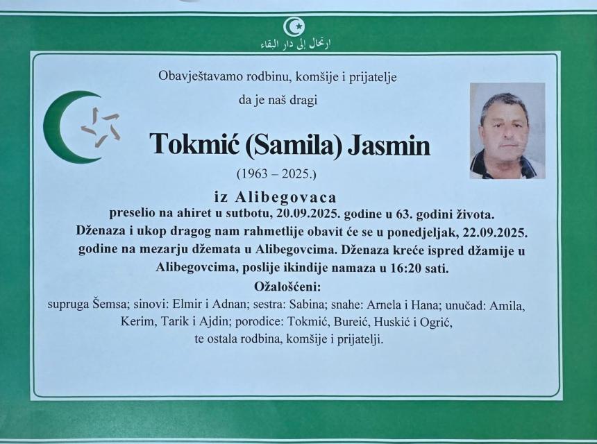 Tokmić (Samila) Jasmin