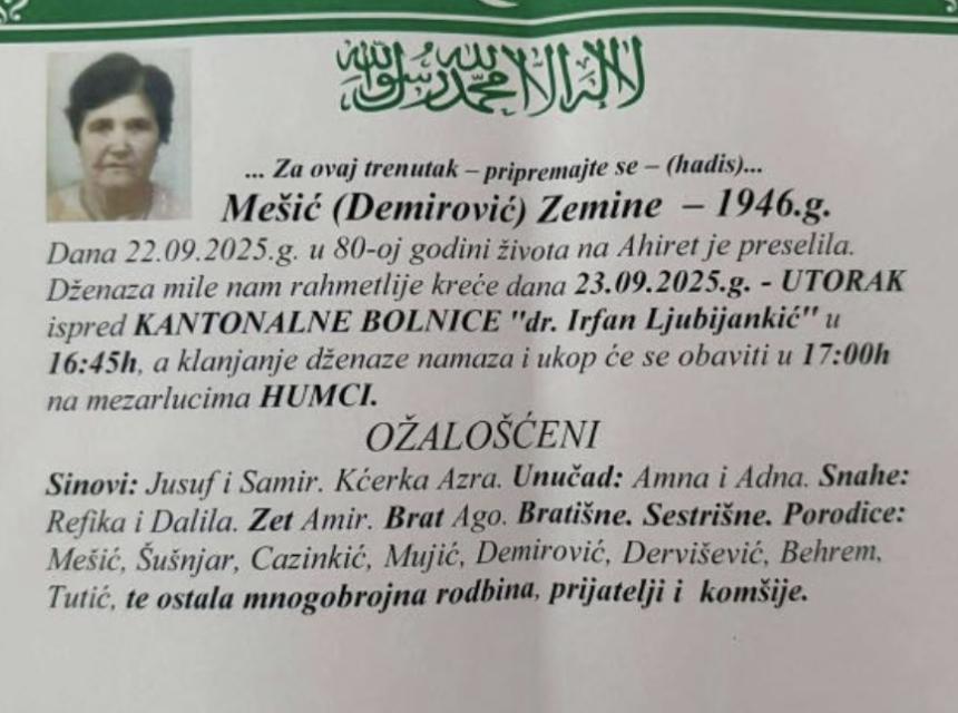 Mešić (Demirović) Zemine