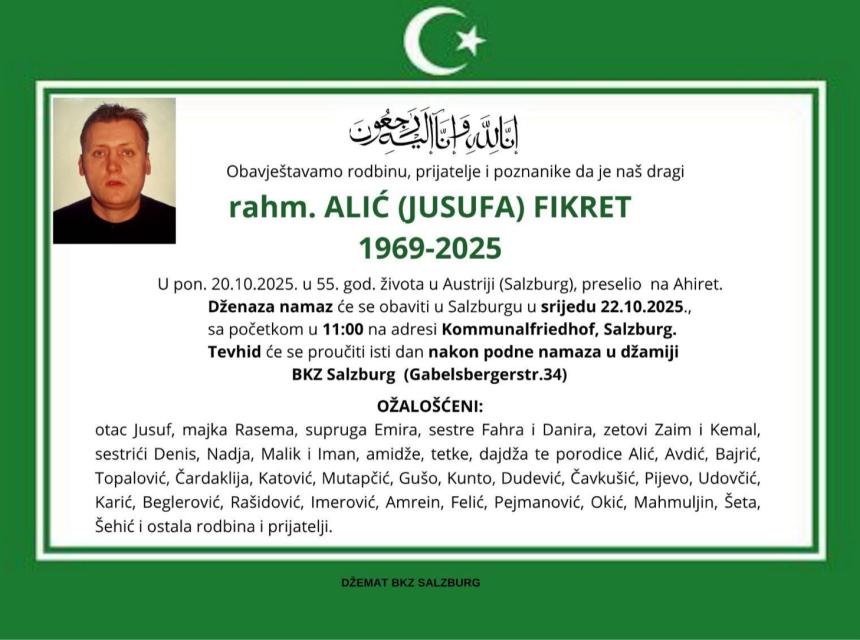 Alić (Jusufa) Fikret