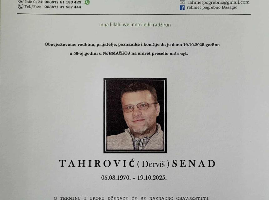 Tahirović (Derviš) Senad