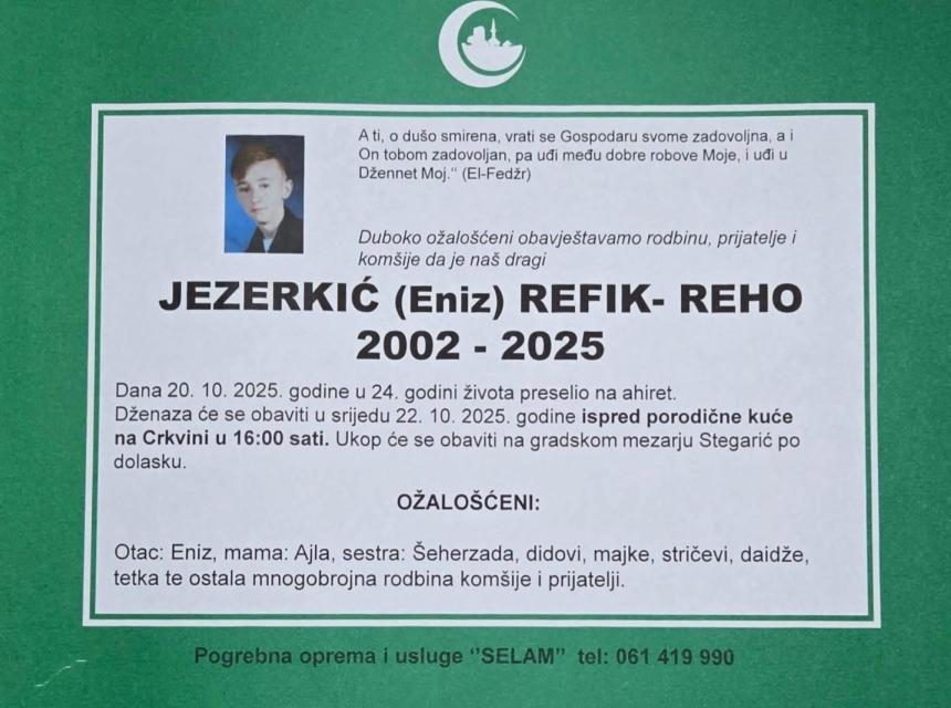 Jezerkić (Eniz) Refik – Reho