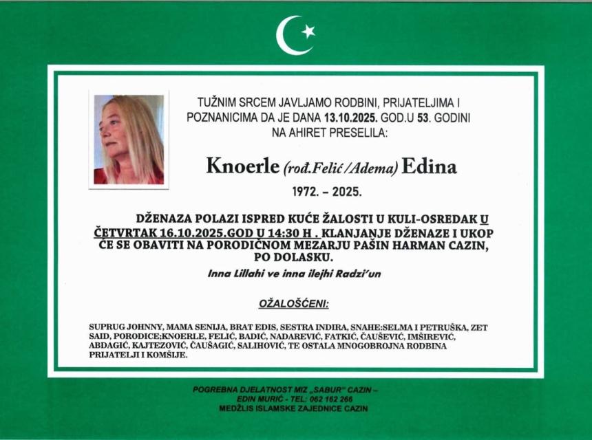 Knoerle (rođ. Felić / Adema) Edina