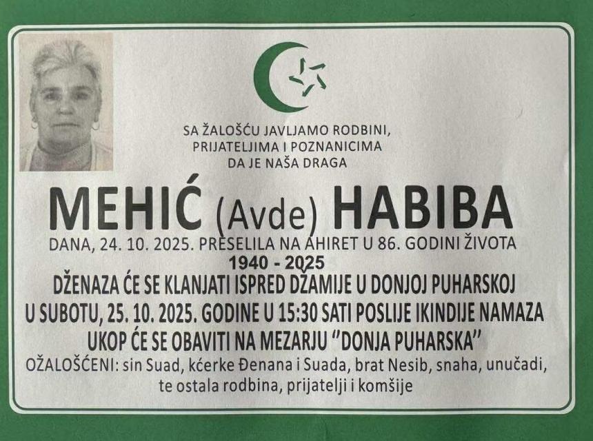 Mehić (Avde) Habiba