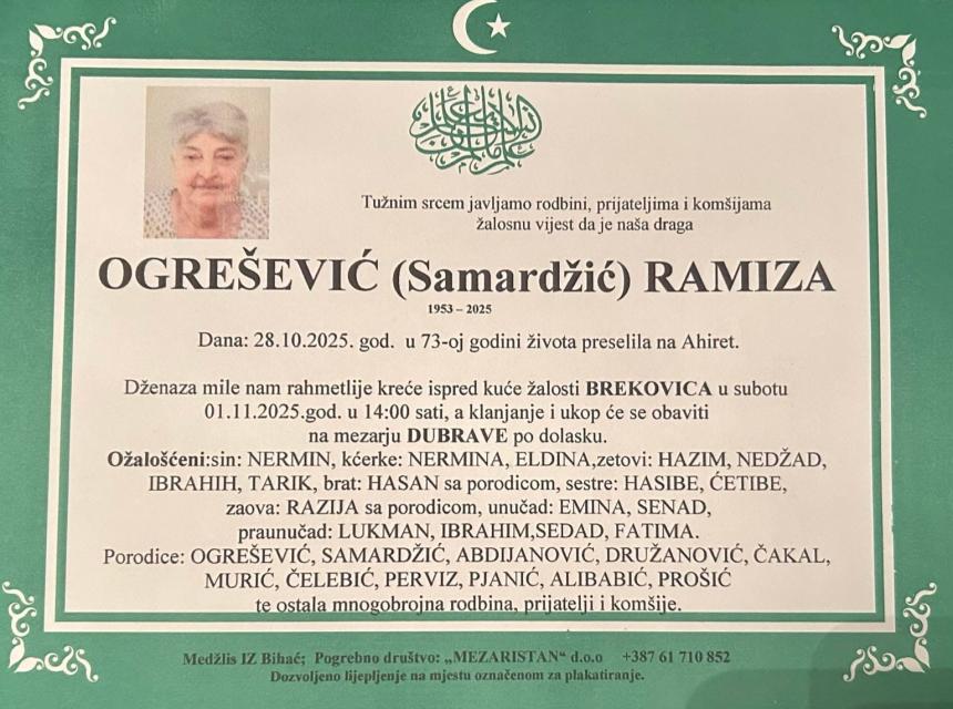  Ogrešević (Samardžić) Ramiza