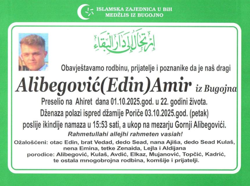 Alibegović (Edin) Amir