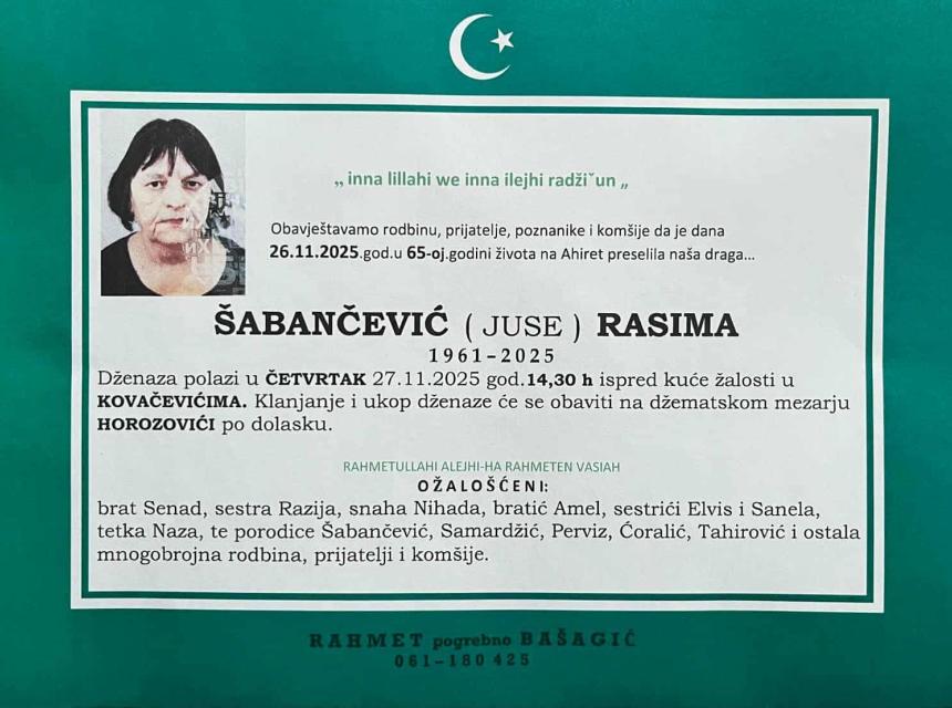 Šabančević (Juse) Rasima