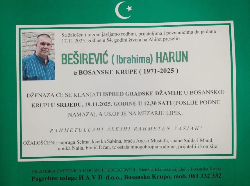 Beširević (Ibrahima) Harun