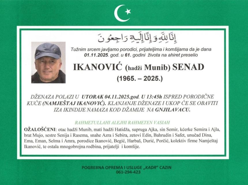 IKANOVIĆ (hadži Munib) SENAD